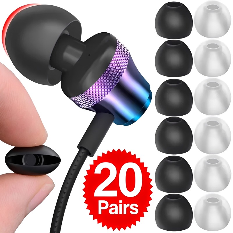 Headphone Parts - 1-20 زوج من أغطية الأذن الناعمة