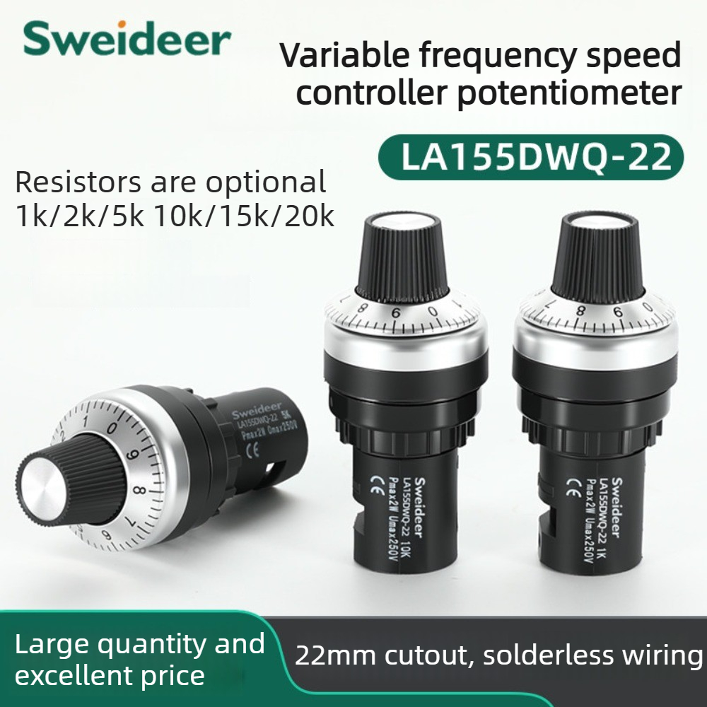 Potentiometer 10K - مفتاح مقبض مقياس الجهد 22 مم