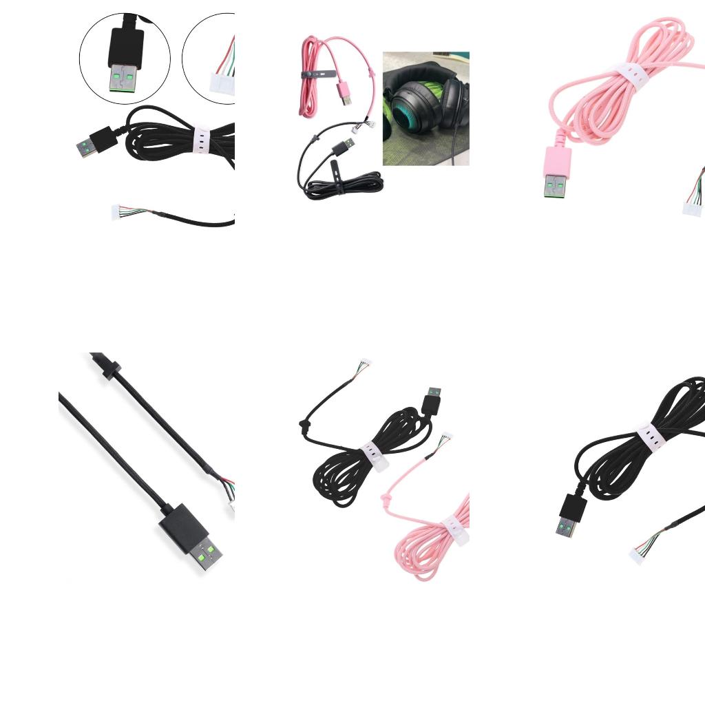 Headphone Parts - كابل شحن USB سلك خط PVC