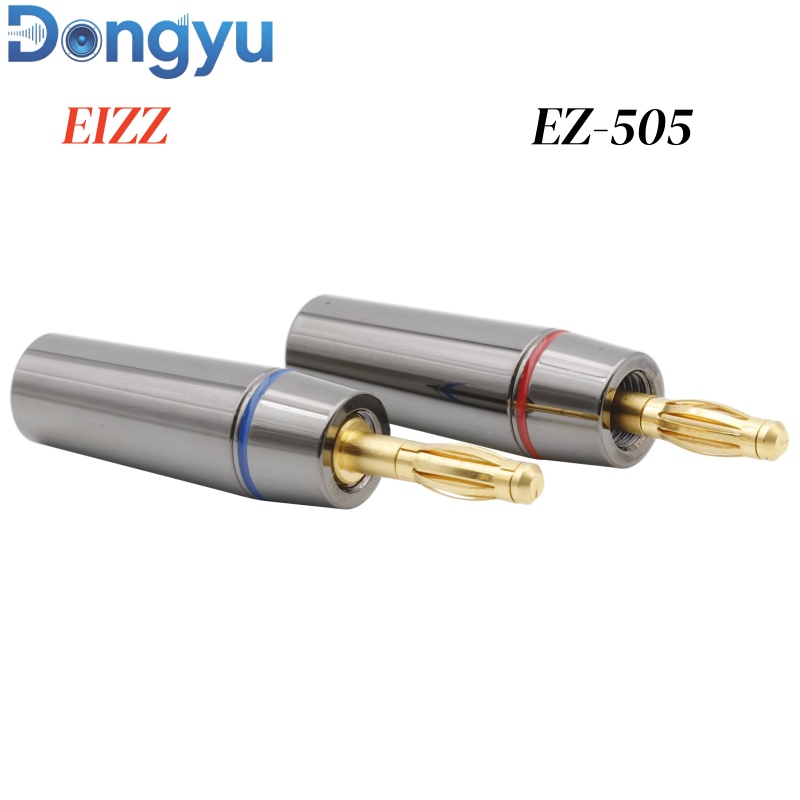 Banana Plug - قابس موز EIZZ EZ-505 مطلي بالذهب