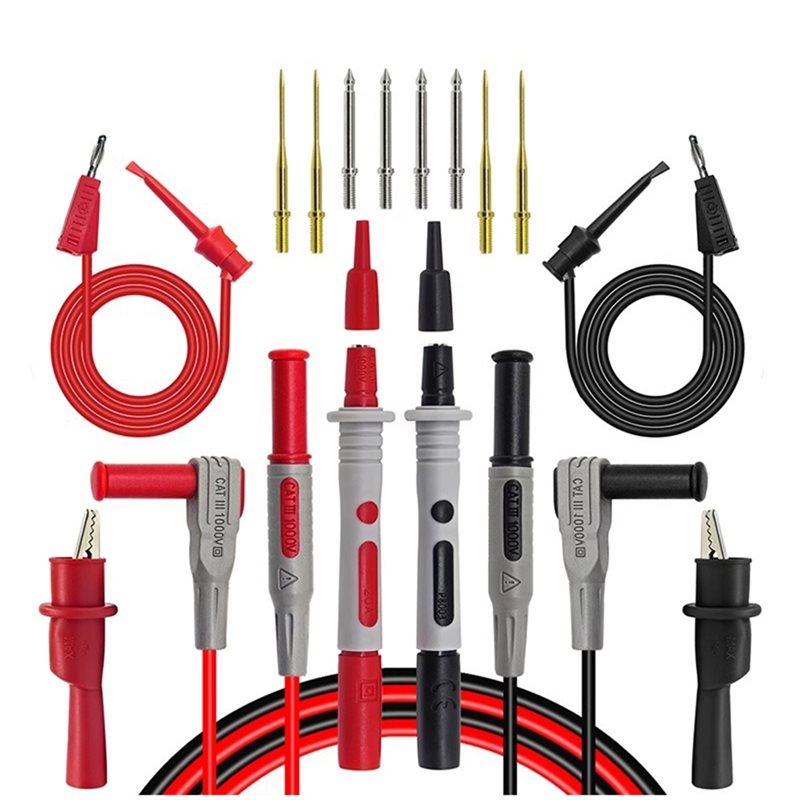 Banana Plug - مجموعة قطع غيار مشابك التمساح ABVG: