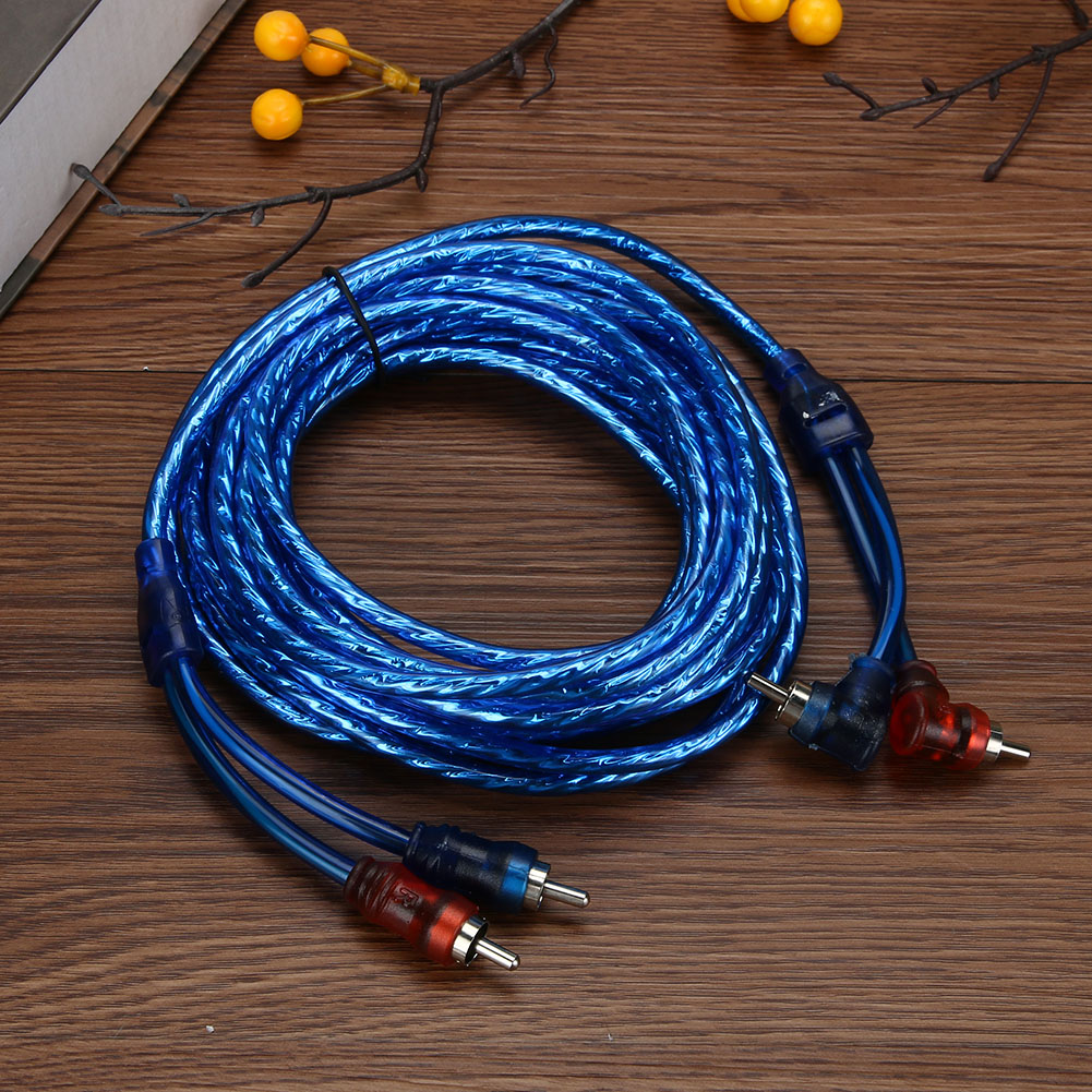 كابل توصيل RCA بطول 5 أمتار لت - مراجعة Audio Jumper Wire وسعره