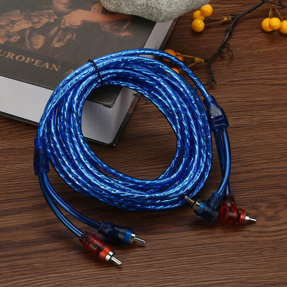 كابل توصيل RCA بطول 5 أمتار لت - مراجعة Audio Jumper Wire وسعره