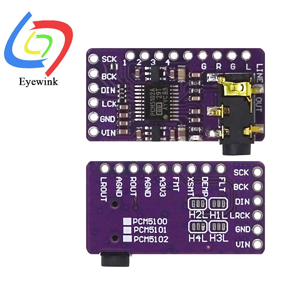 واجهة I2S PCM5102A وحدة الصوت  - مراجعة Pcm5102 وسعره