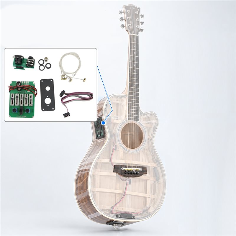 A06F-ميكروفون بيزو بخمسة نطاقا - مراجعة Passive Preamp وسعره