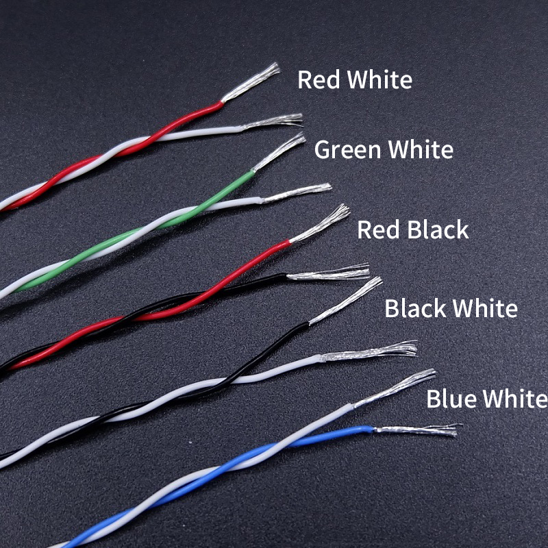 2 متر/10 متر 2 دبابيس PTFE سلك - مراجعة Audio Jumper Wire وسعره