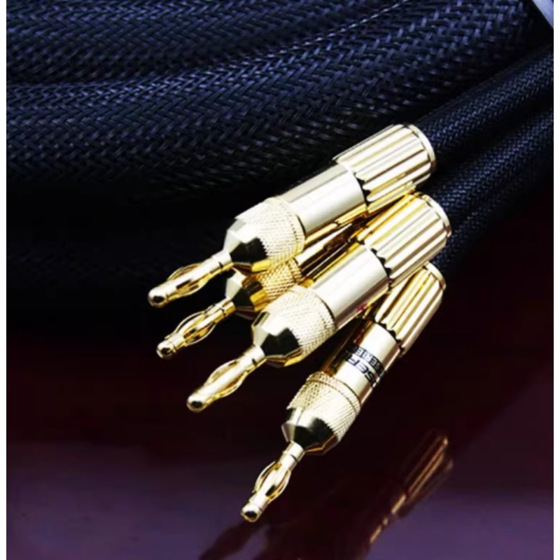 كابل سماعات صوت عالي الجودة جد - مراجعة Banana Plug وسعره
