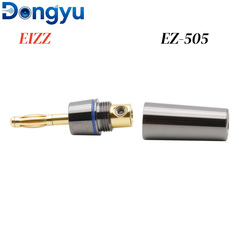 قابس موز EIZZ EZ-505 مطلي بالذ - مراجعة Banana Plug وسعره